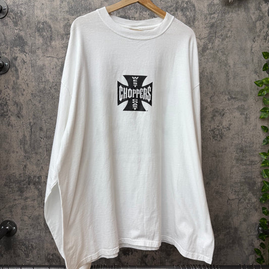 West Coast Choppers L/S White SZ XL