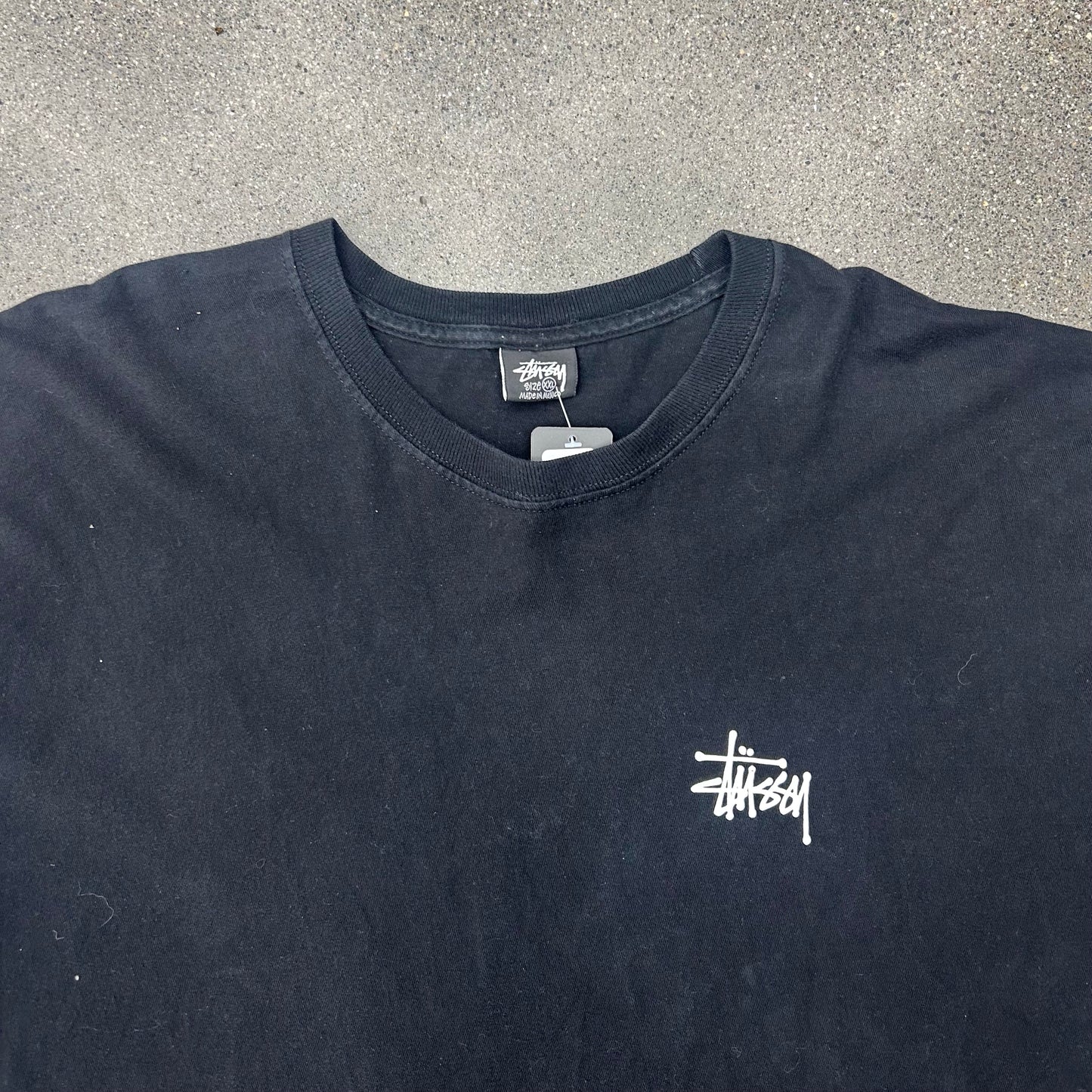 Stussy Pocket Tee Black SZ XXL