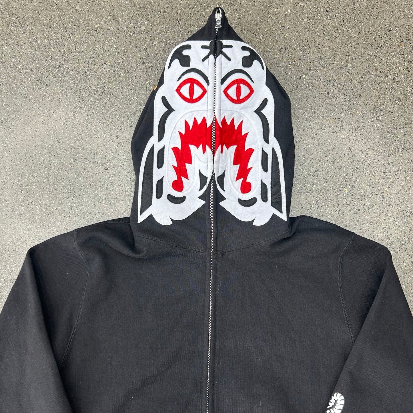 Bape White Tiger Full Zip FW 24 SZ M