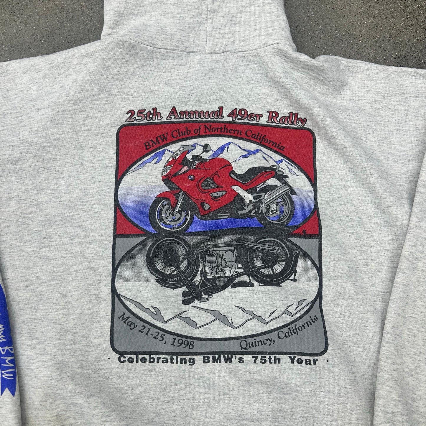 BMW Bike Hoodie 1998 SZ XL