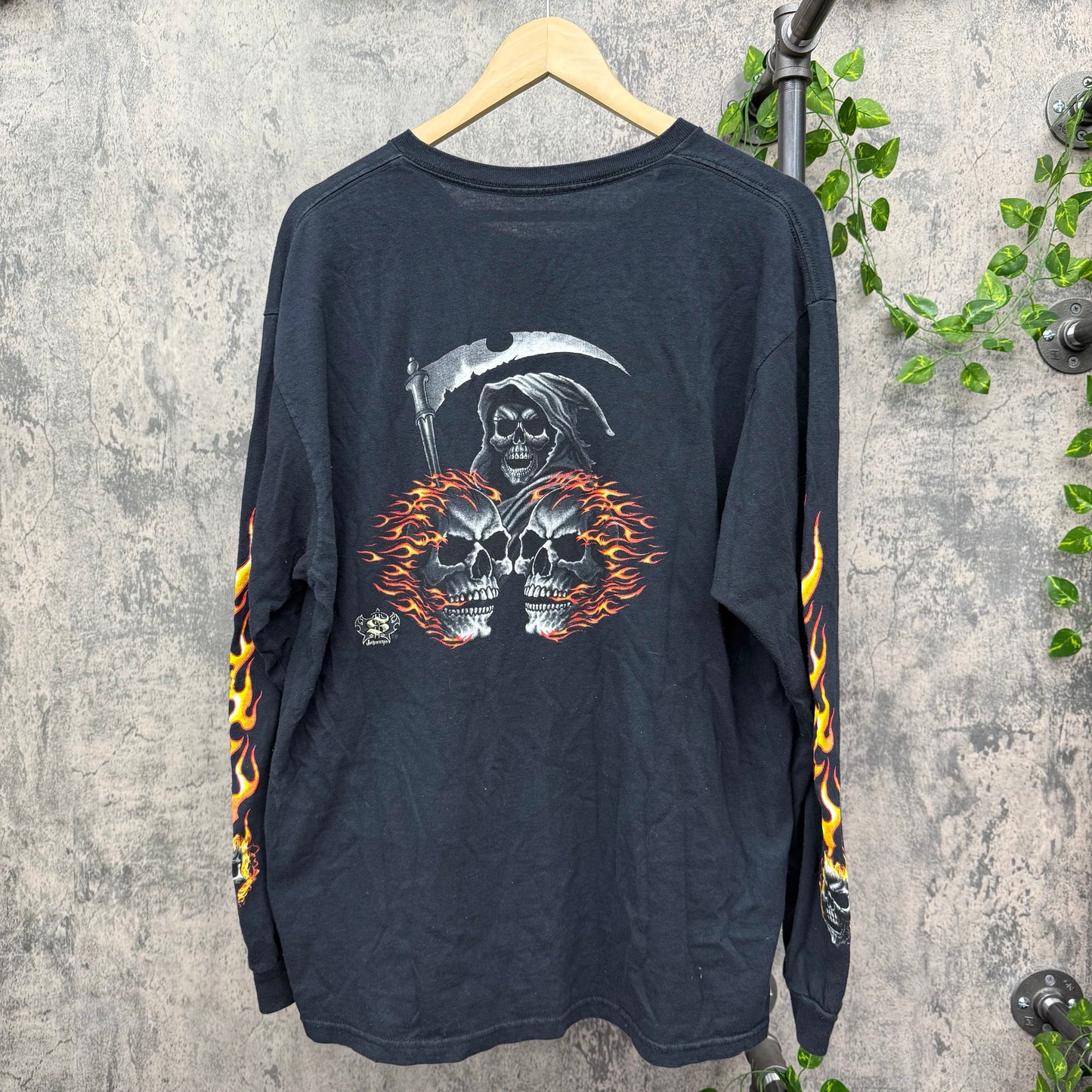 Y2K Keeping Bad Company L/S SZ XL