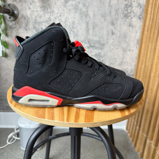 (PRE-OWNED) Jordan 6 Black infrared SZ 7Y