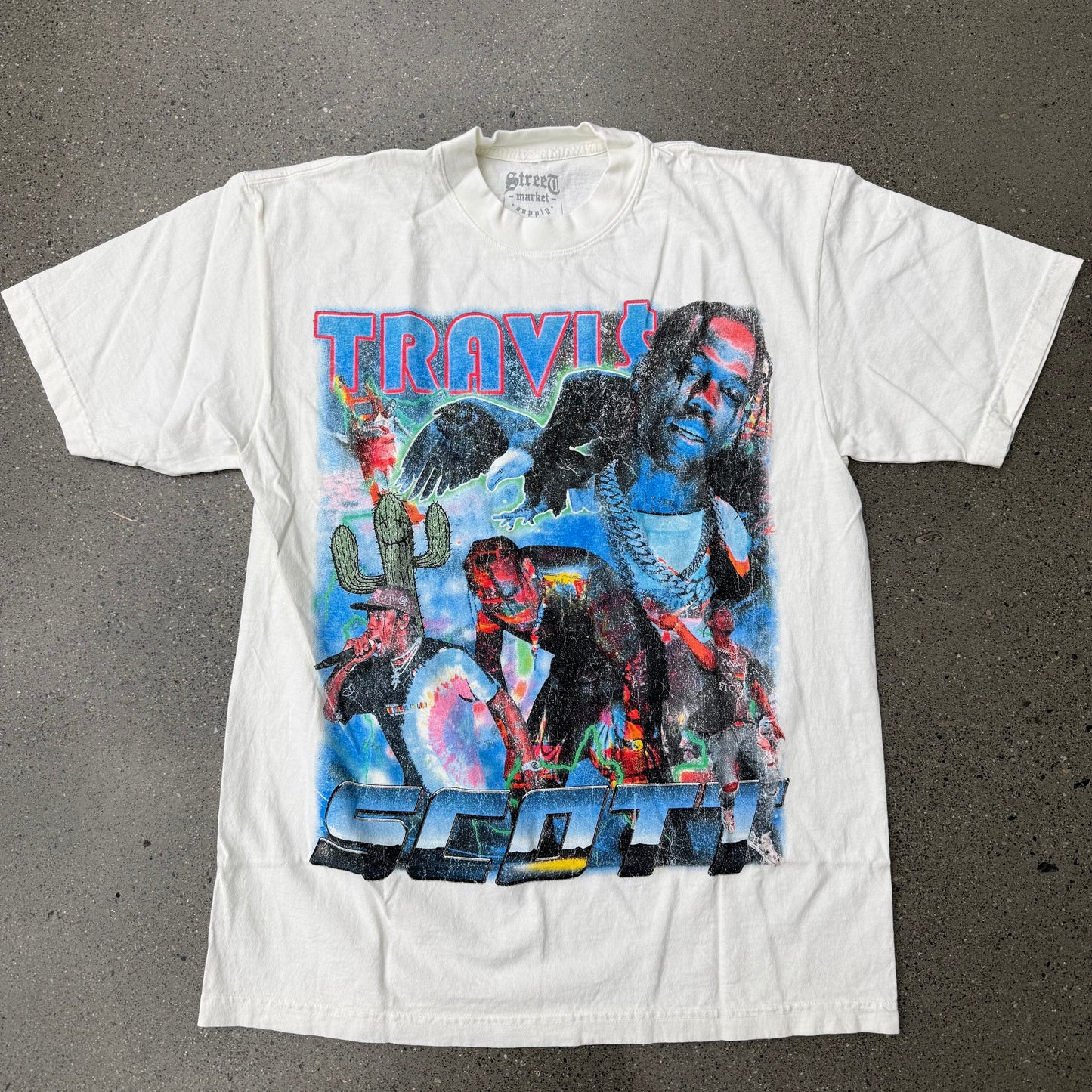 SMS Travis Scott Tee (White) SZ S