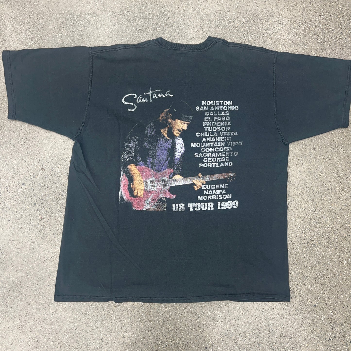 1999 MTV Unplugged Santana Tee SZ XL