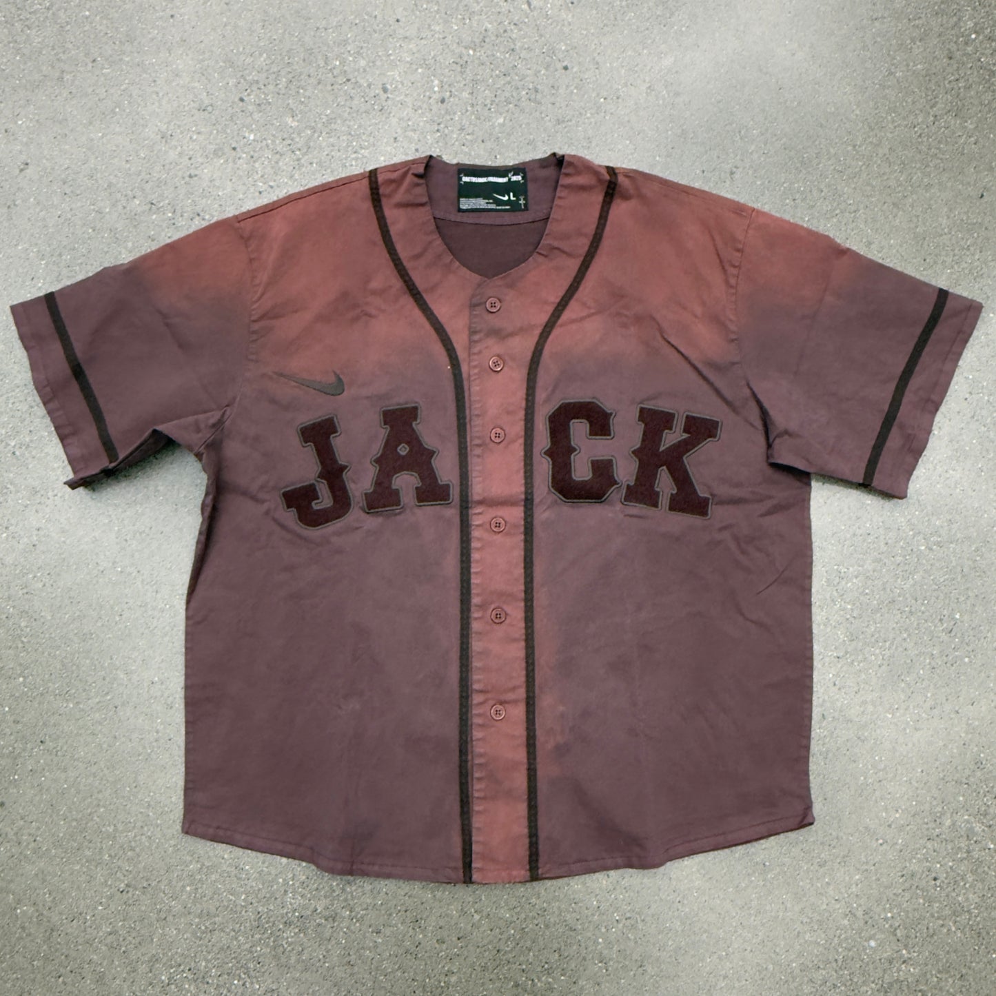 Travis Scott Cactus Jack Baseball Jersey SZ L
