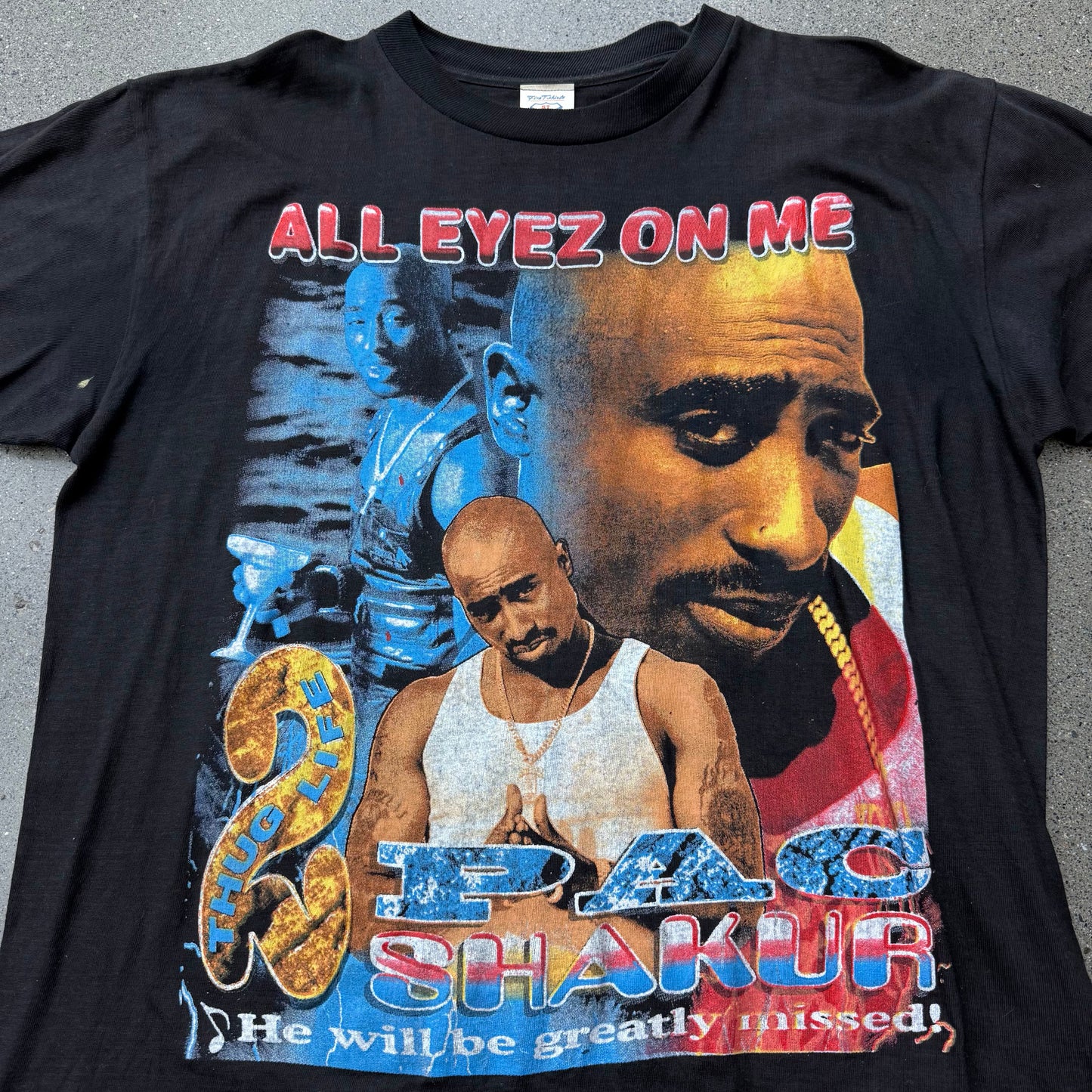 90s Tupac All Eyes On Me Rap Tee SZ XL