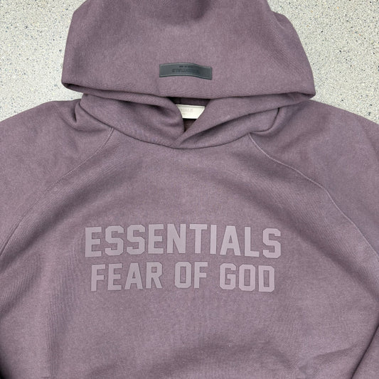 Fear Of God Essentials Hoodie Plum SZ XL