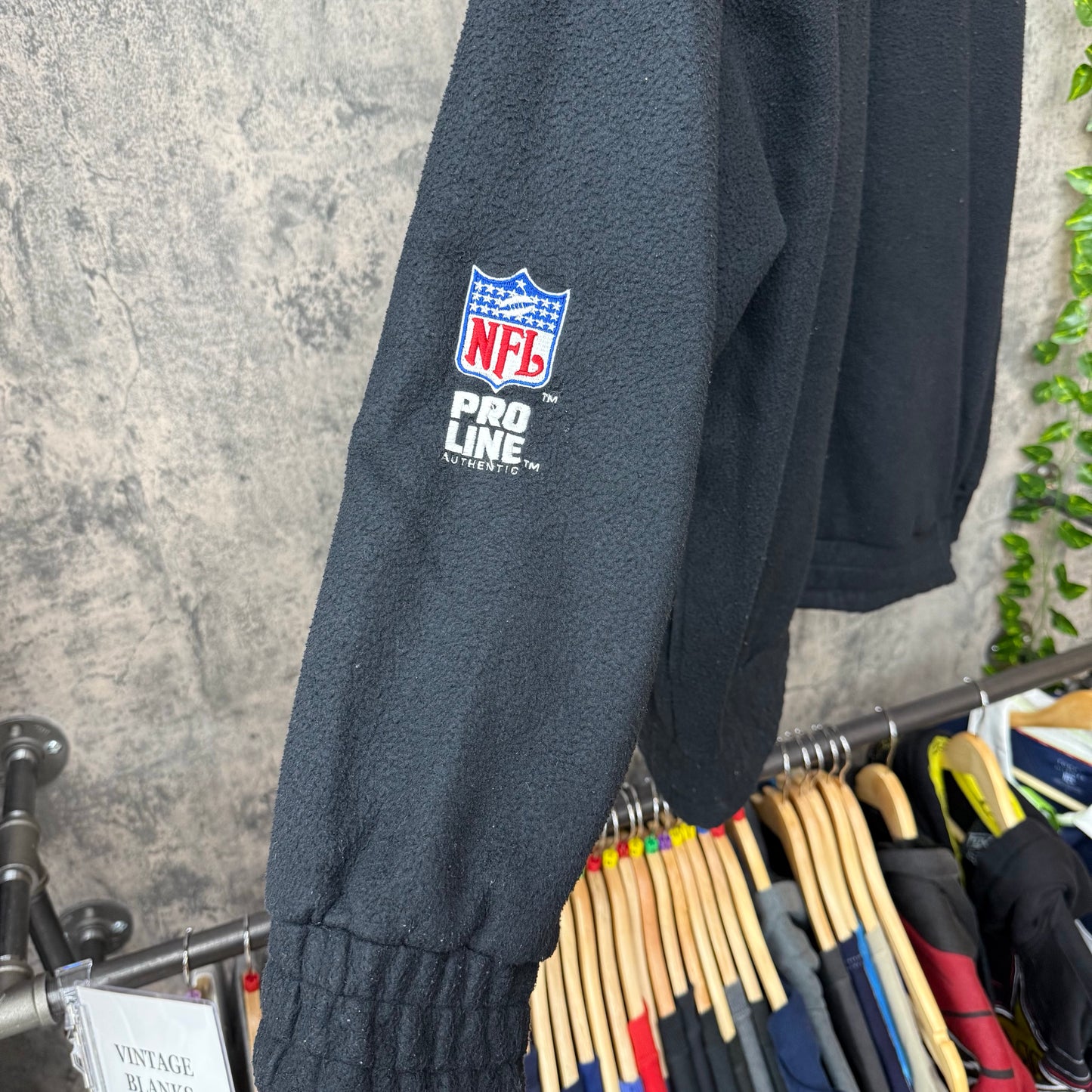 90s Oakland Raiders Proline Fleece Zip-Up Jacket SZ Lage