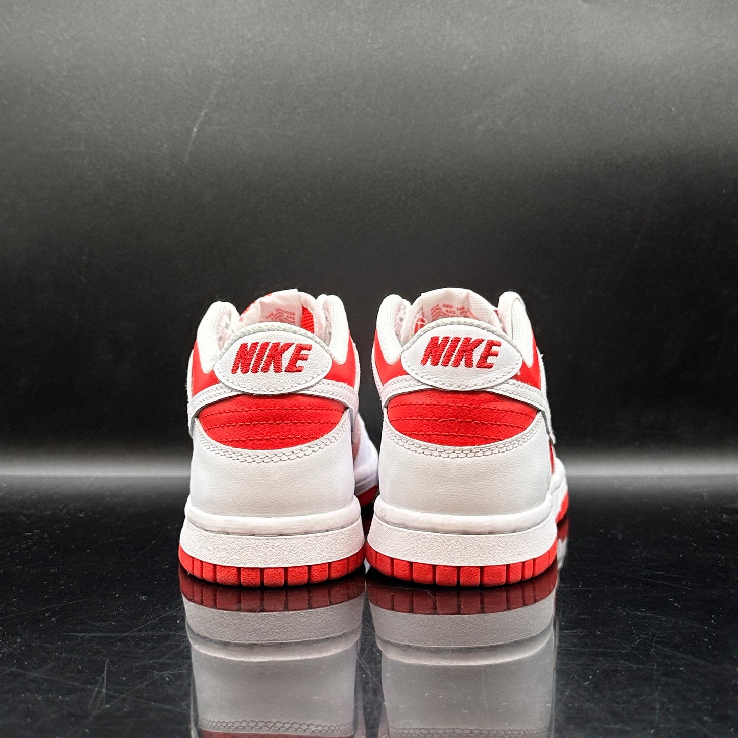 PRE-OWNED Nike Dunk Low Championship Red SZ 4.5Y