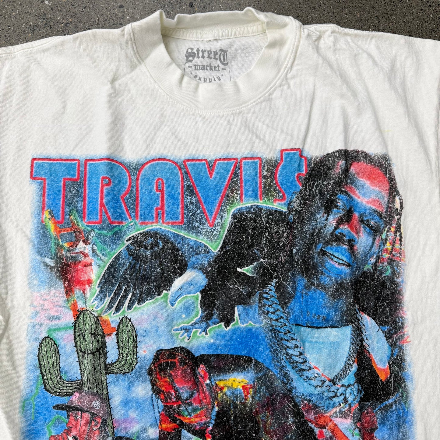 SMS Travis Scott Tee (White) SZ S