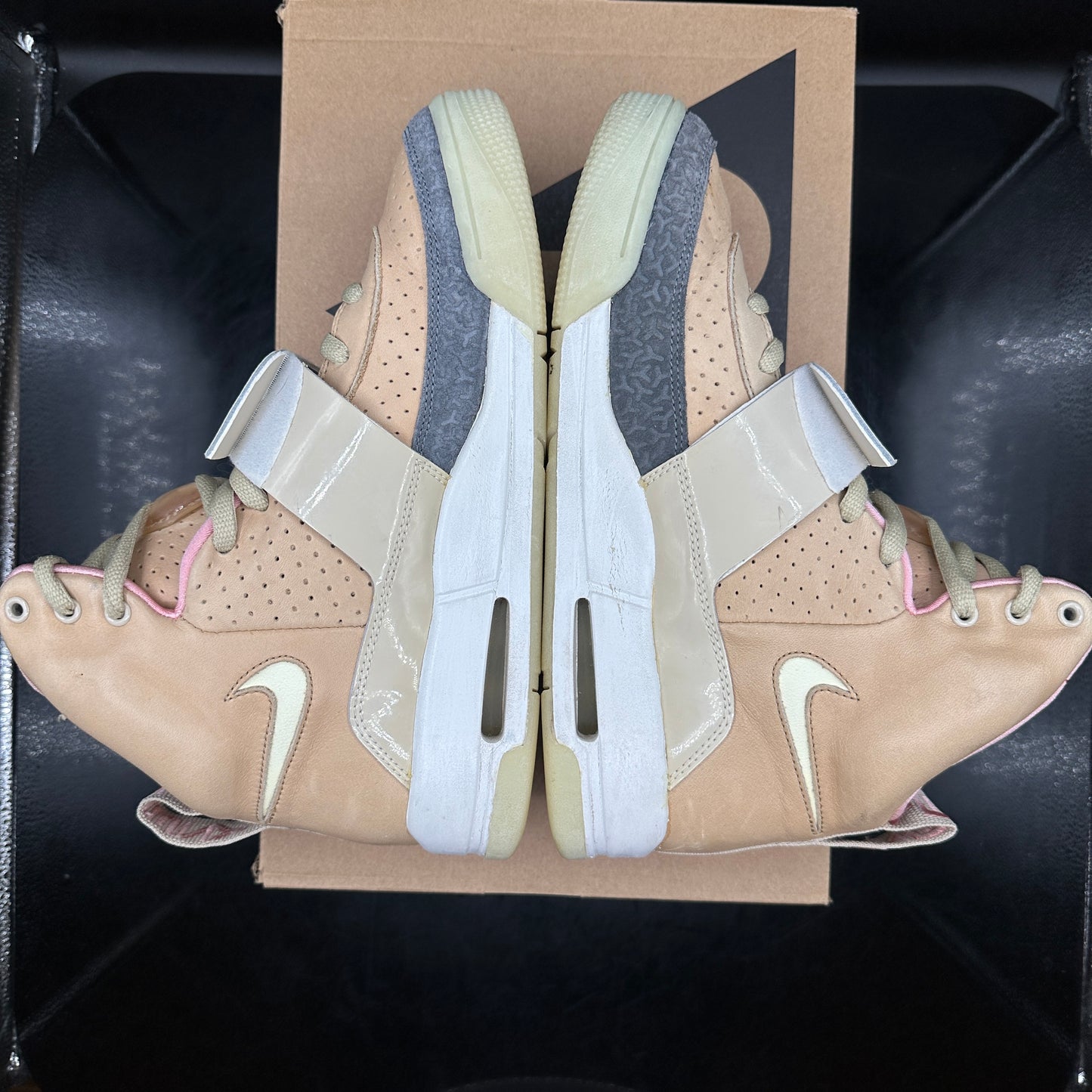 *(PRE-OWNED) Nike Air Yeezy 1 Net Tan SZ 8