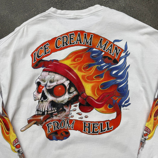 Y2K Ice Cream Man From Hell L/S SZ 2XL