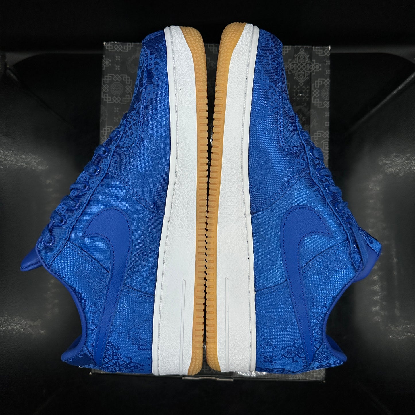 Nike Air Force One CLOT Blue Silk SZ 10.5