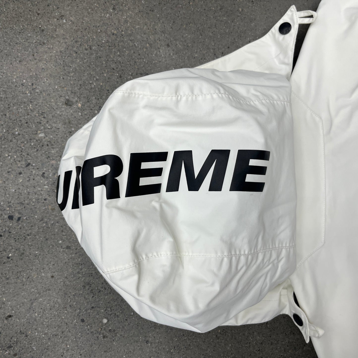 Supreme X TNF Steep Tech Jacket White SZ XL