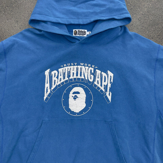 Bape Blue Hoodie SZ 3XL