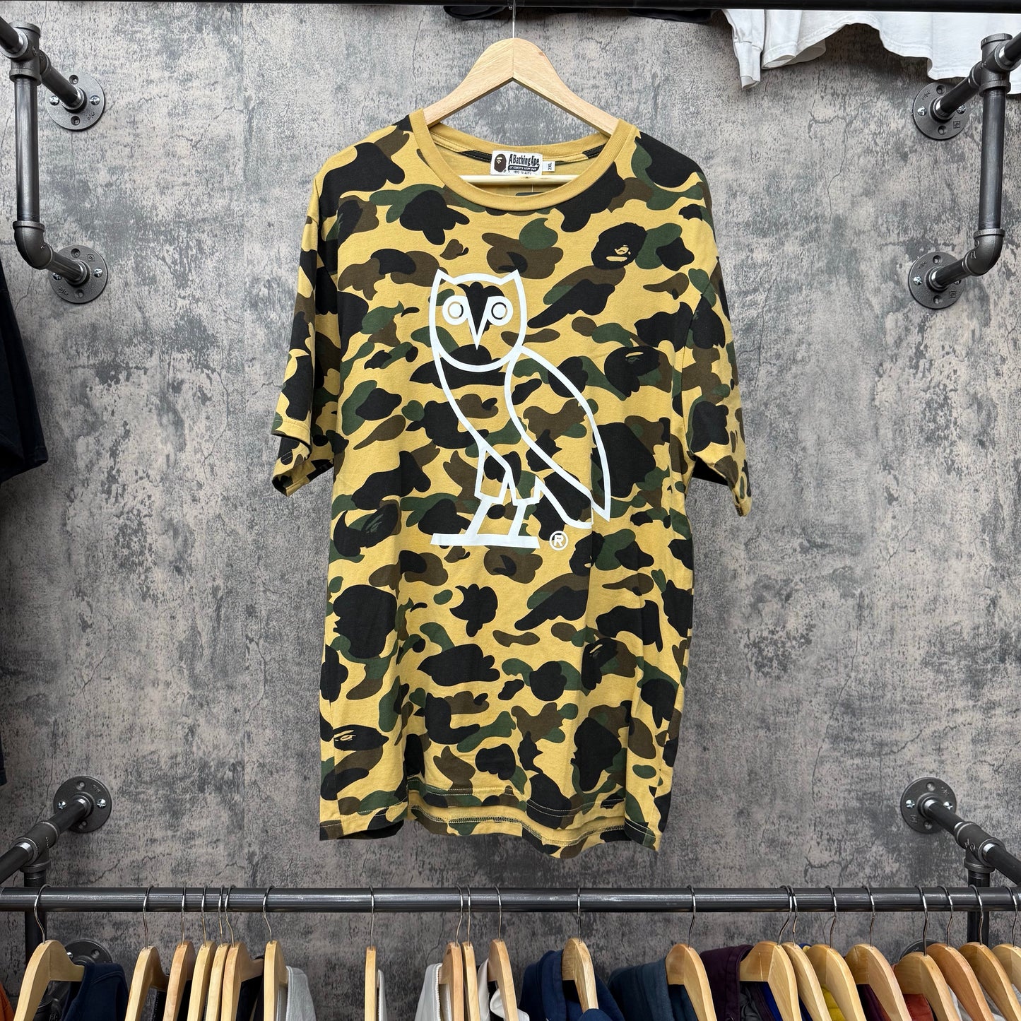 Bape X OVO Camo Tee Canada Exclusive SZ XXL