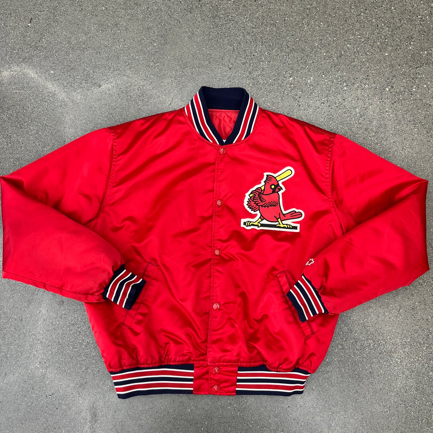 (PRE-OWNED) Vintage St Louis Cardinals Starter Jacket SZ XL