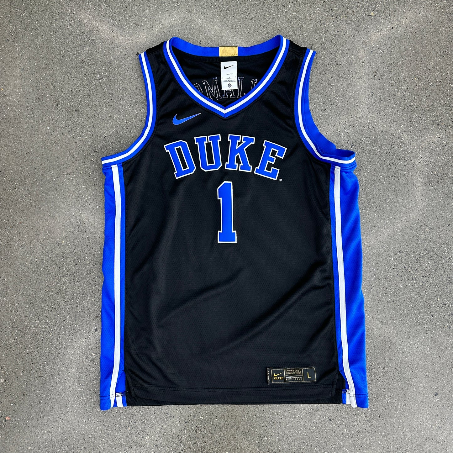 Duke Zion Williamson Nike Dri Fit Jersey SZ L