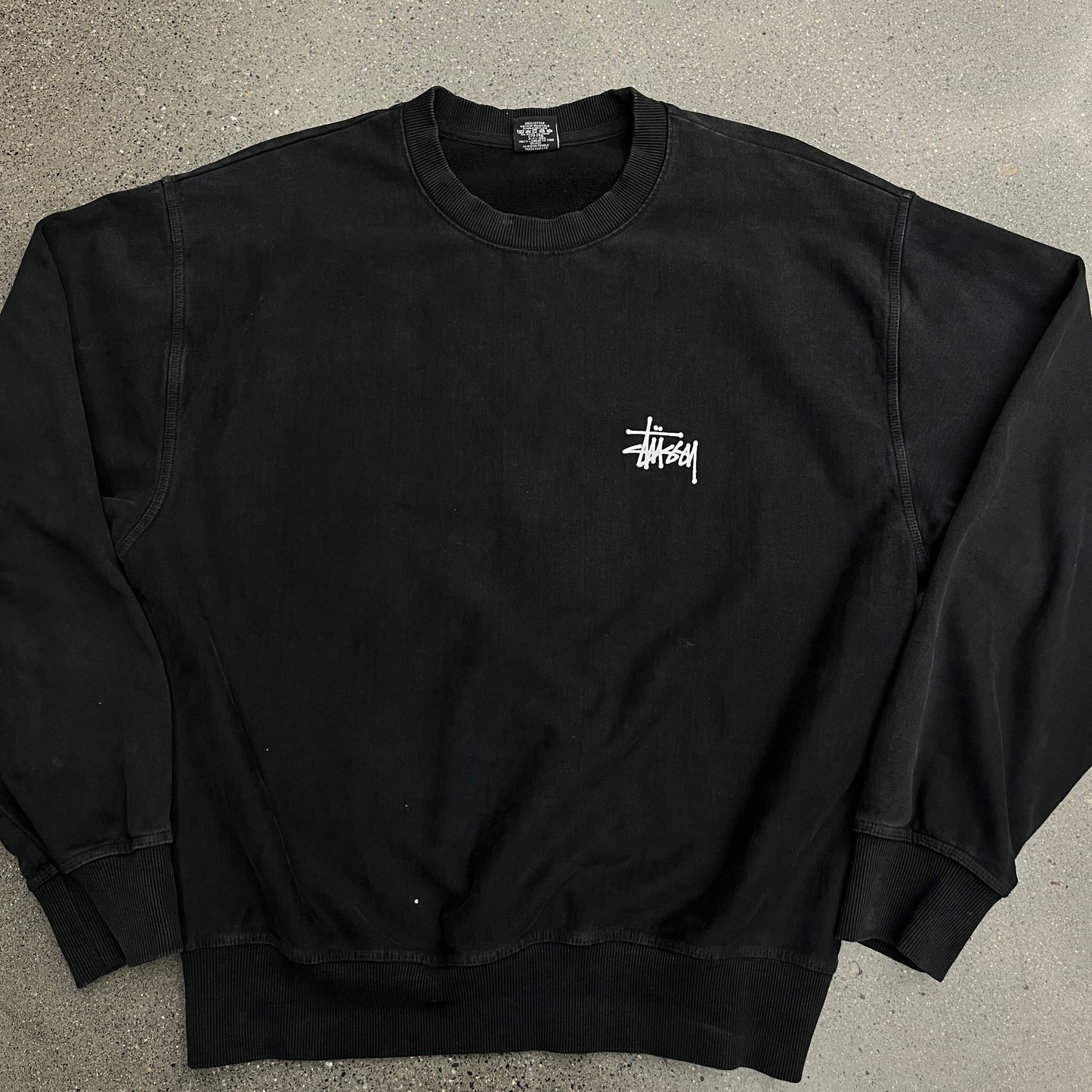 Stussy Crewneck Black SZ L