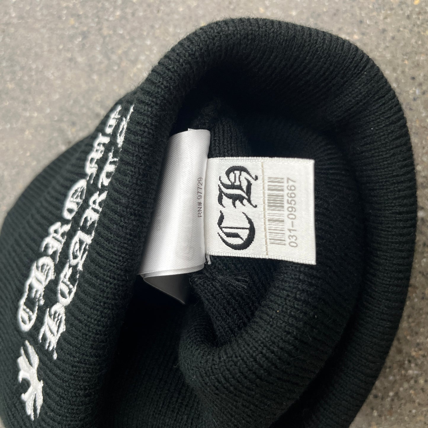 Chrome Hearts Black Beanie (NEW)