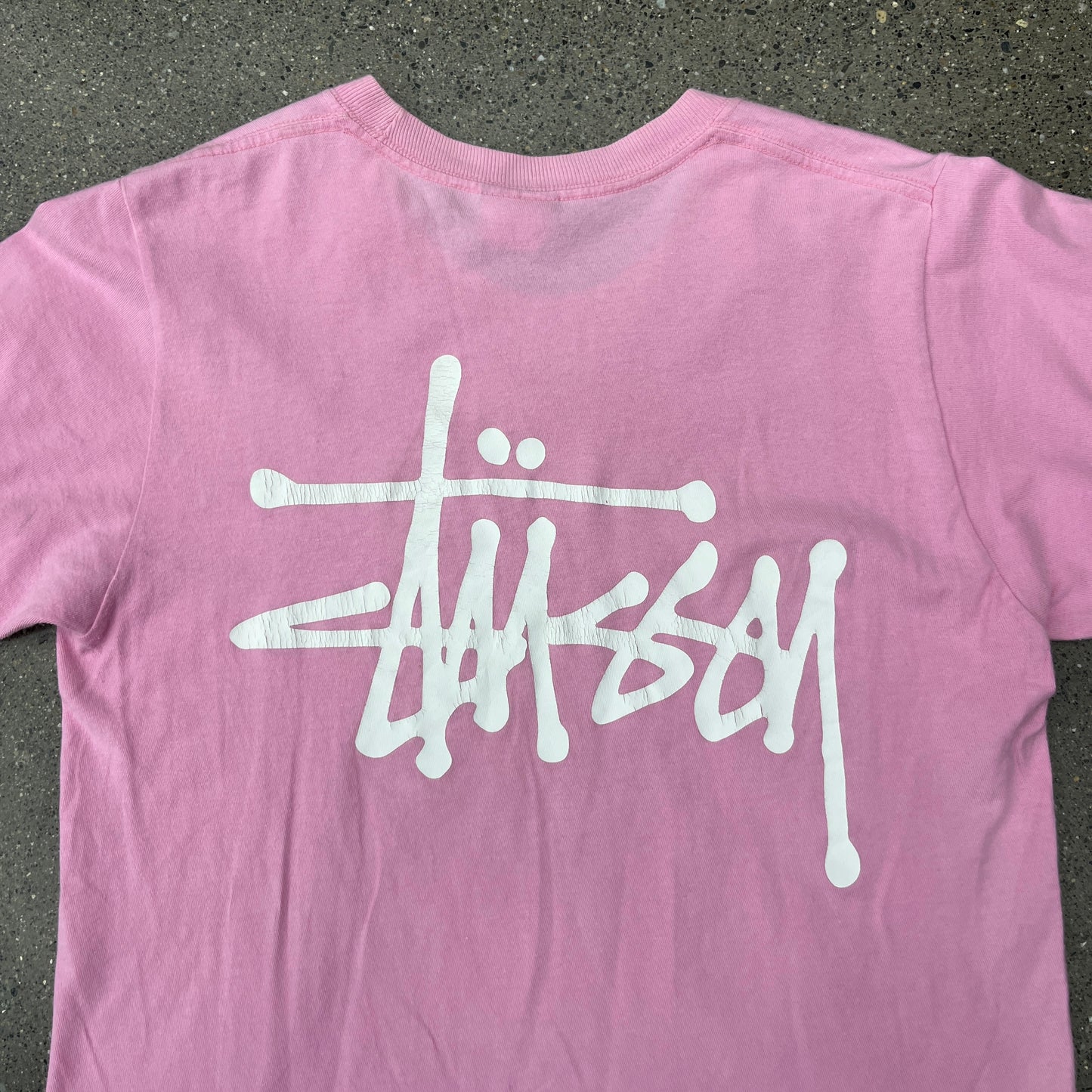 Stussy Logo Pink SZ S