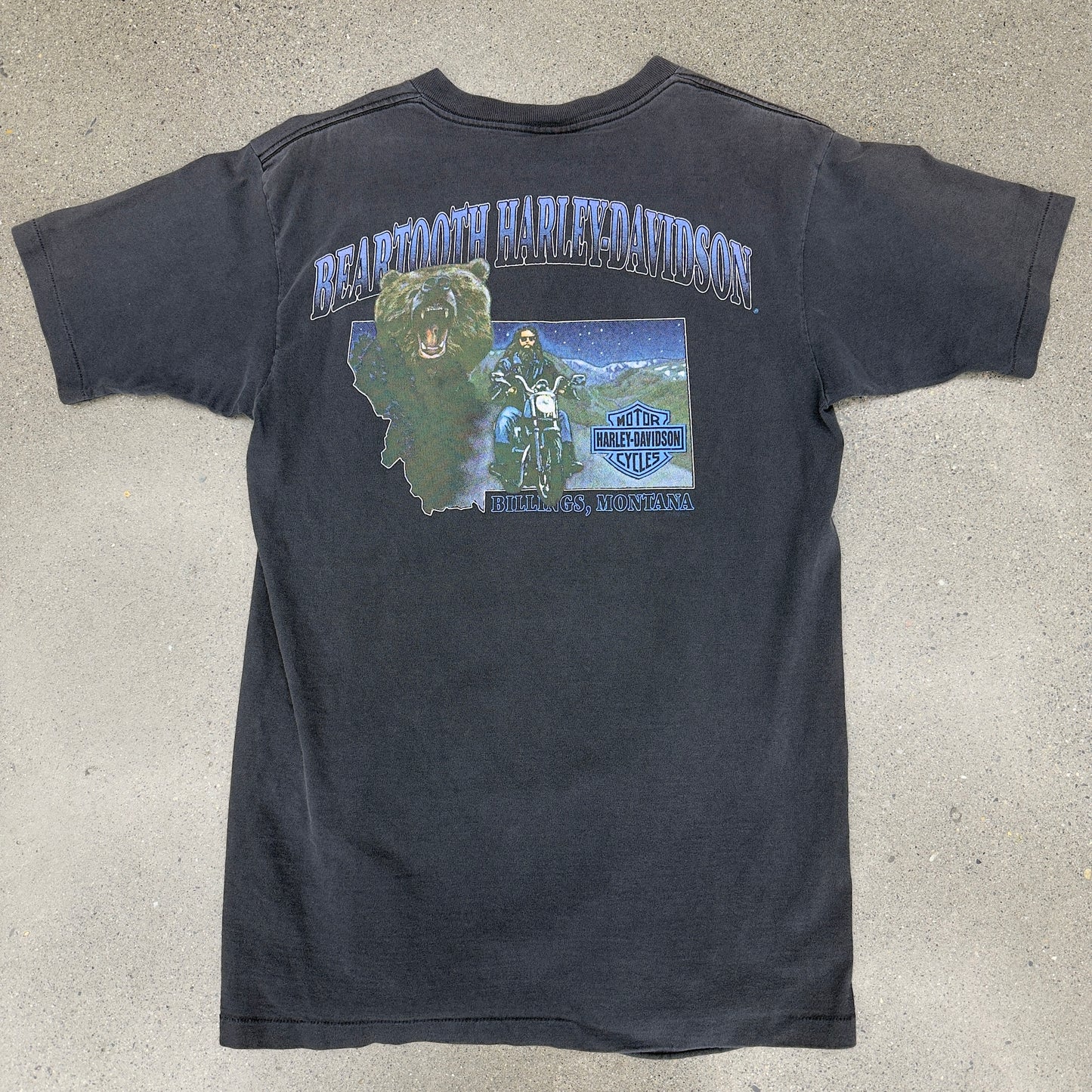 90s Harley Billings Montana Eagle/Grizzley Home of the Free SZ S/M