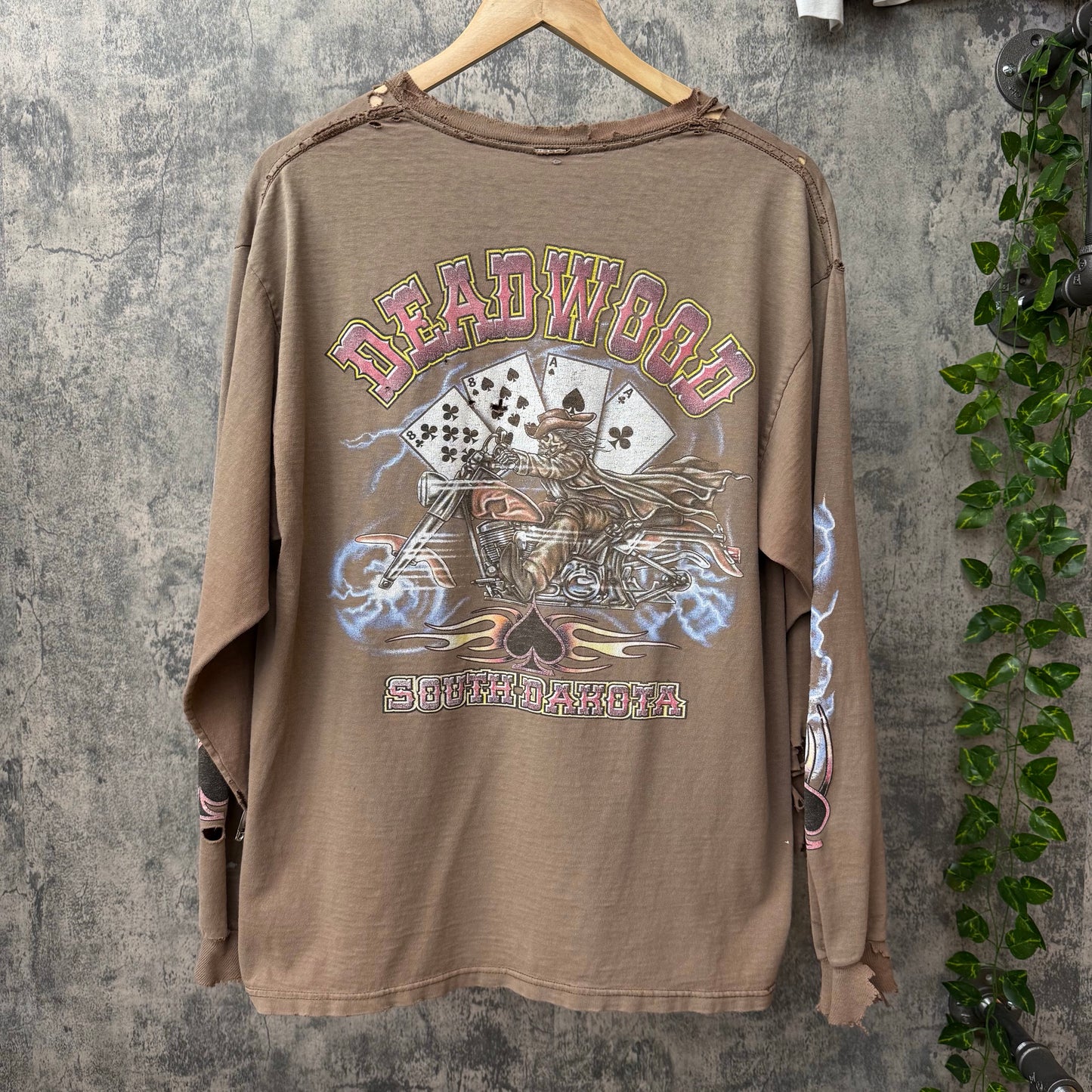 Deadwood Biker L/S SZ Large/Medium