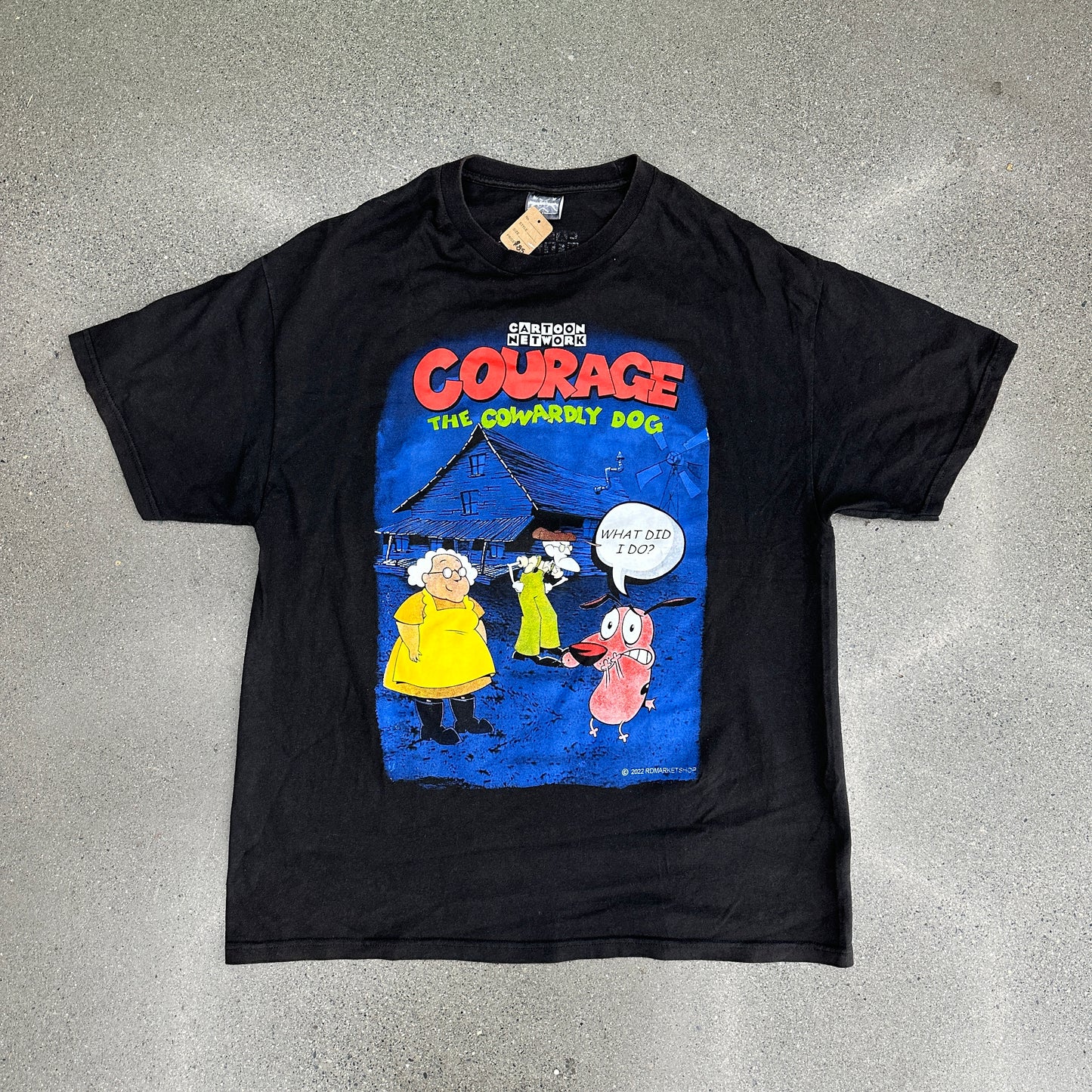 Courage the Cowardly Dog Tee SZ XL