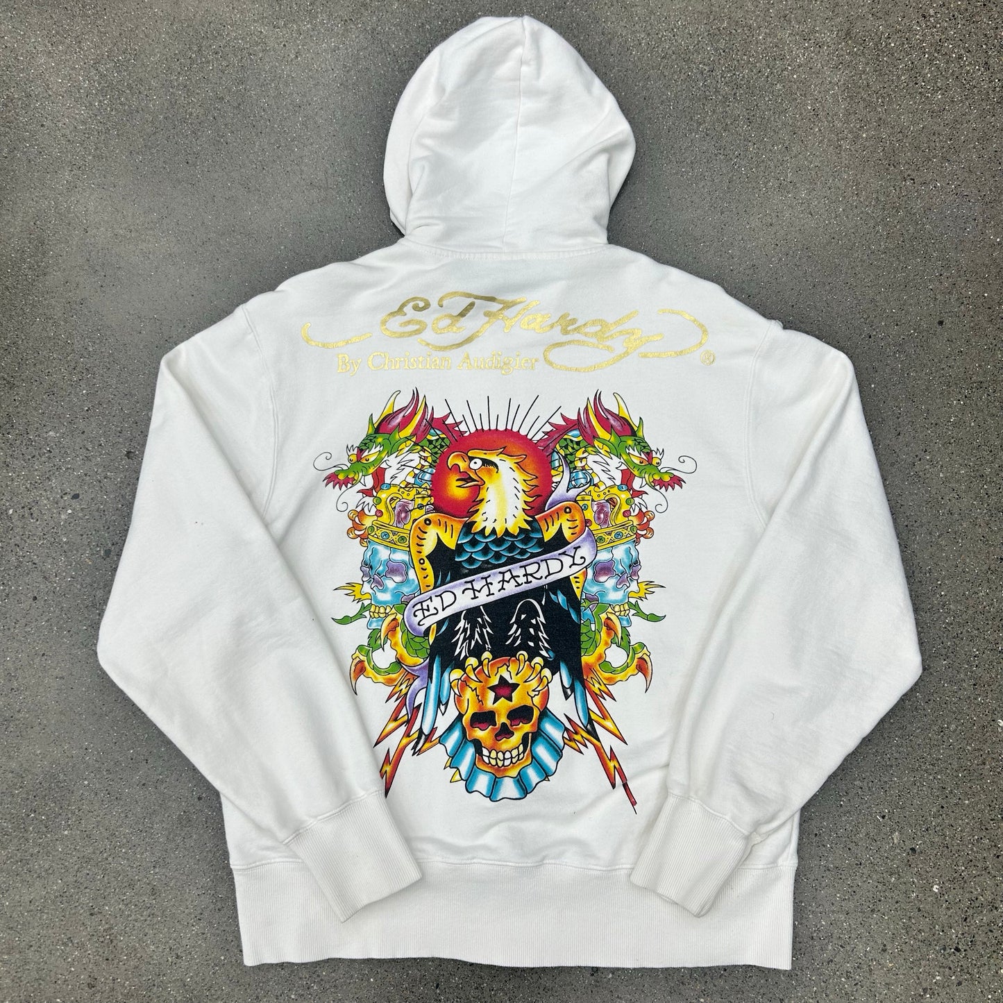 ED Hardy Zip-Up Jacket SZ XL