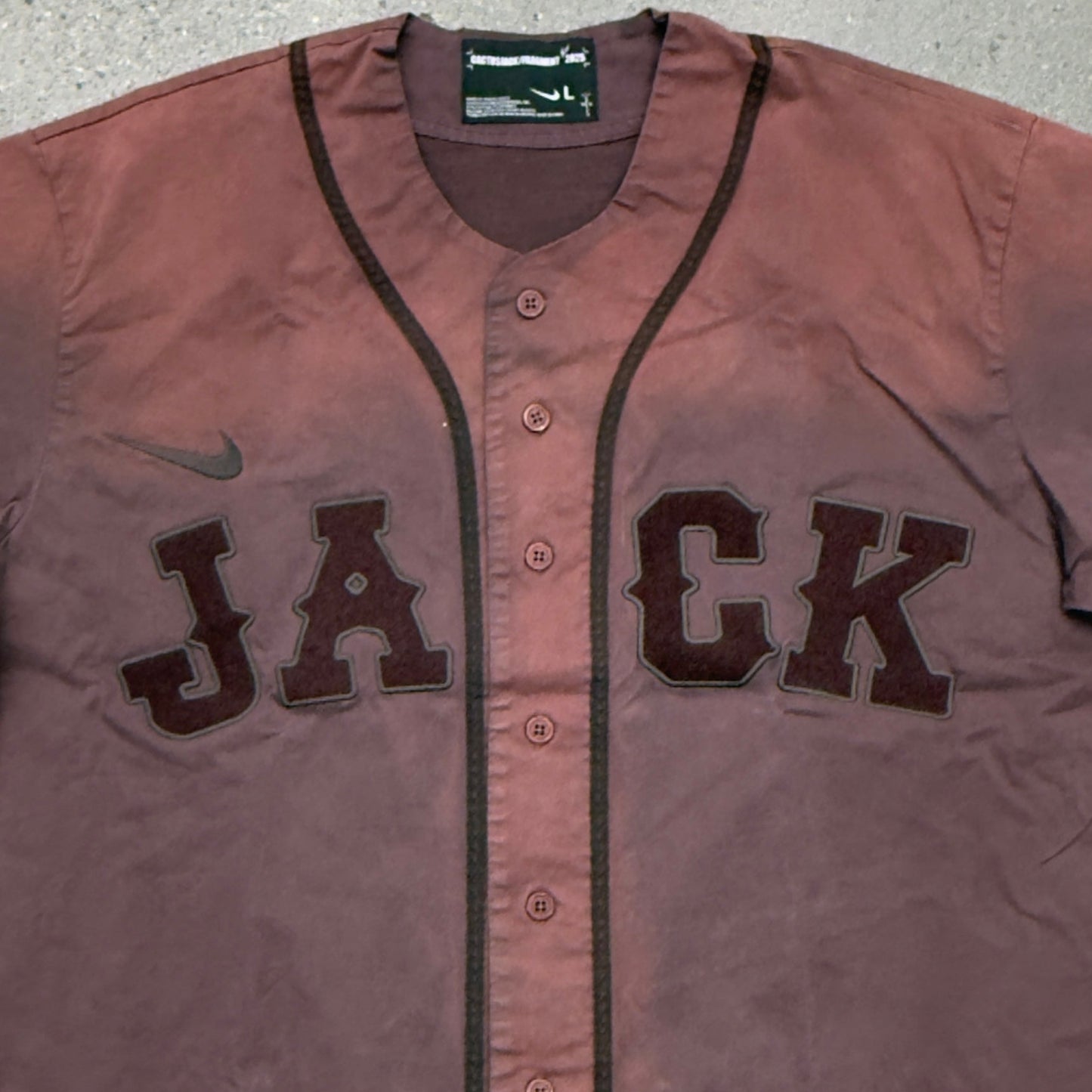 Travis Scott Cactus Jack Baseball Jersey SZ L