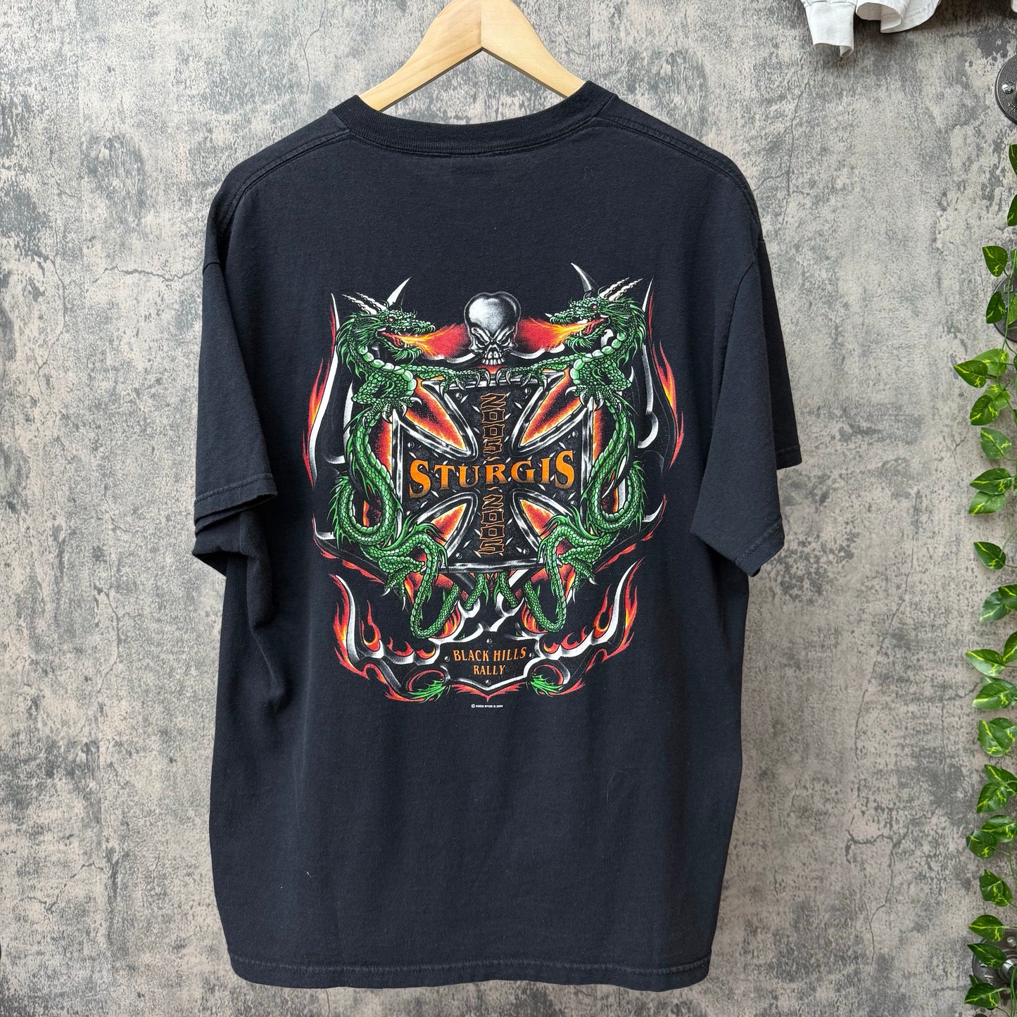 Sturgis 2005 Dragons Biker Tee SZ Large