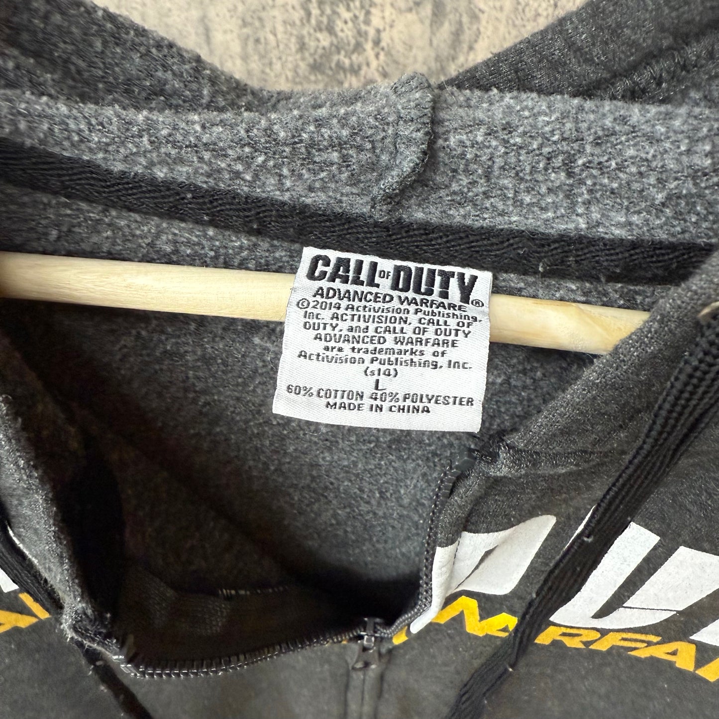 2014 Call of Duty Zip-up Advanced Warfare SZ L