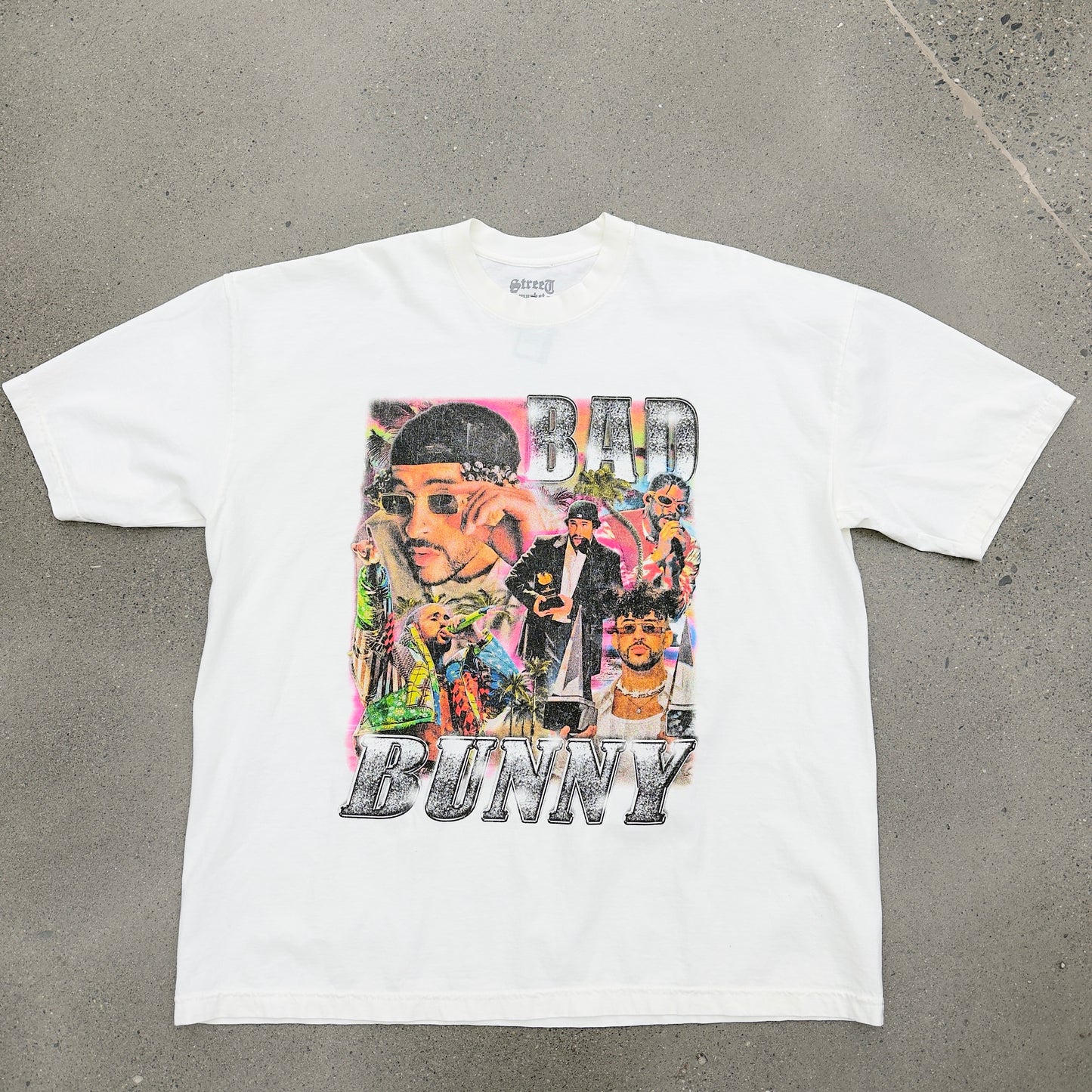 SMS Bad Bunny Tee (White) (Multiple Sizes)