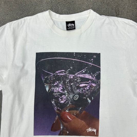 Stussy 8 Ball Glass Tee SZ M