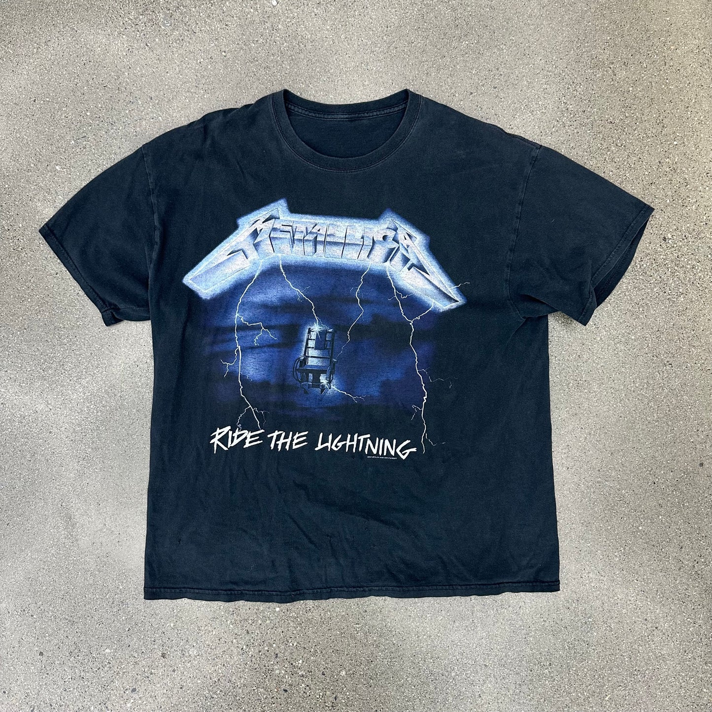 Metallica Ride The Lightning Tour Tee SZ L