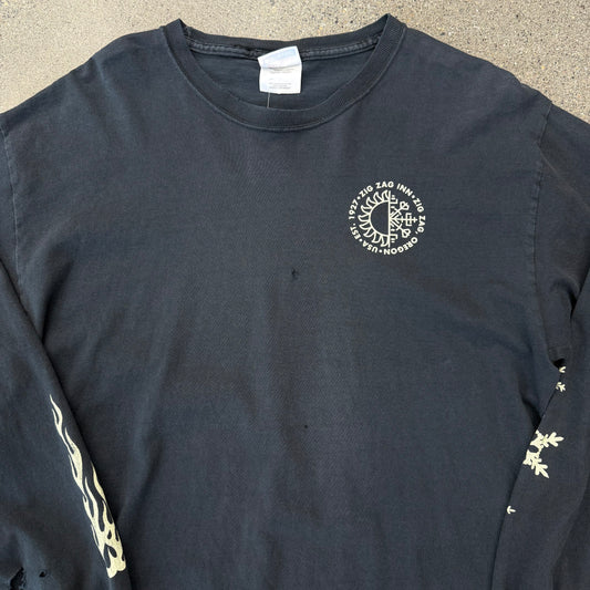 Vintage Zig Zag inn L/S Tee SZ L