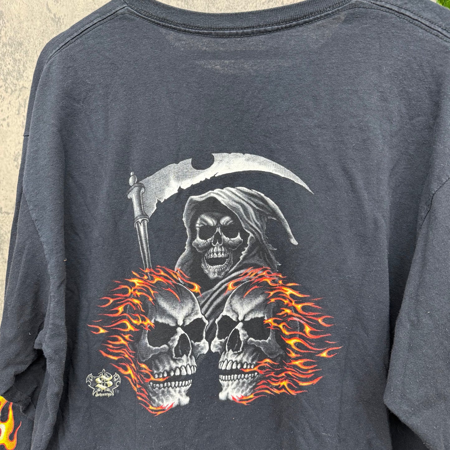 Y2K Keeping Bad Company L/S SZ XL