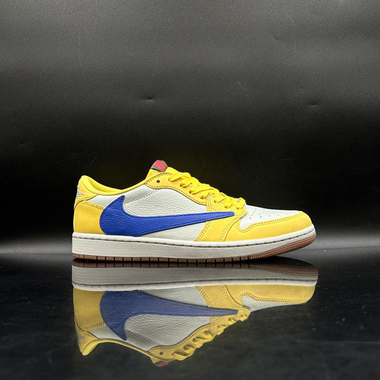 Jordan 1 Low Travis Scott Canary Yellow SZ 8.5M (DS)