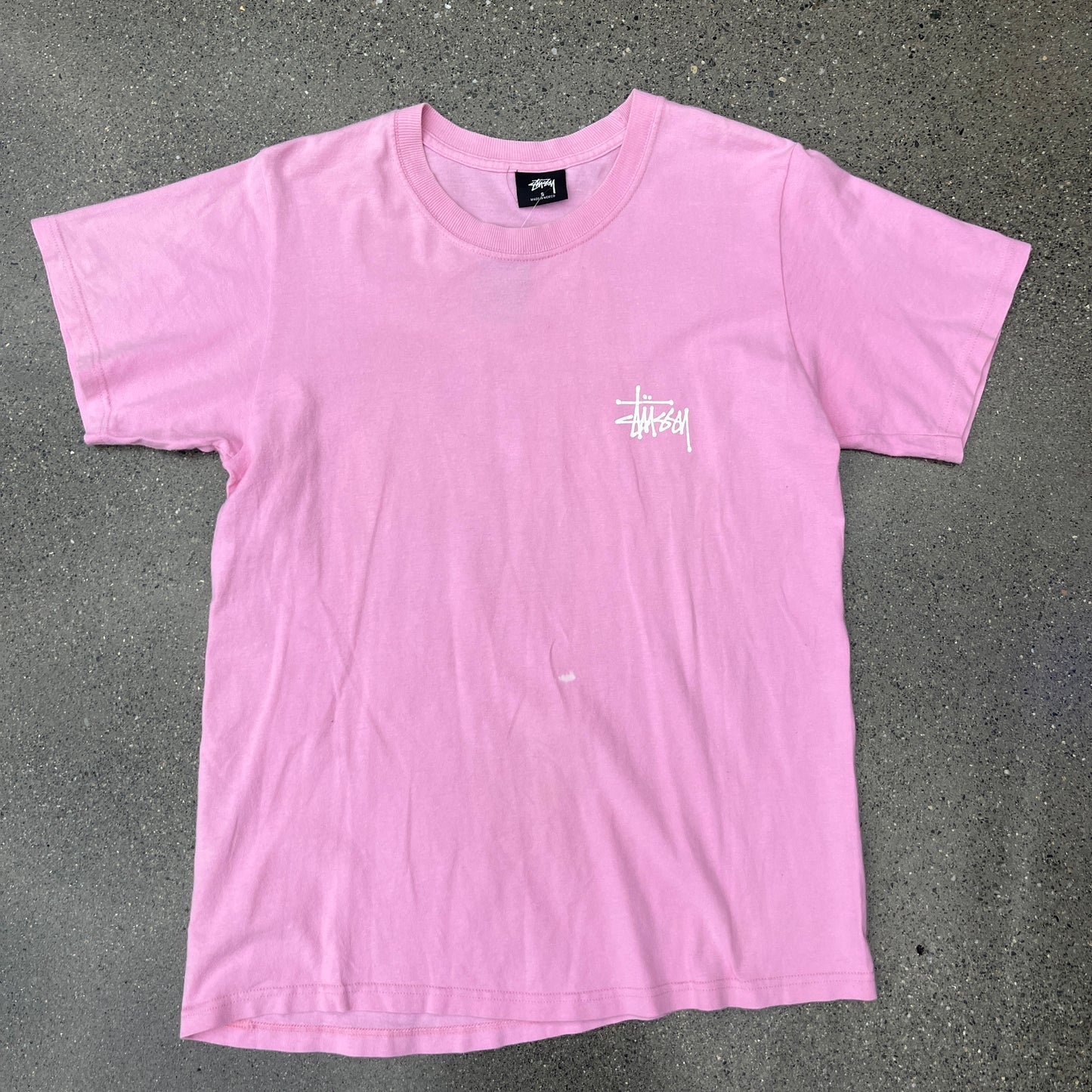 Stussy Logo Pink SZ S