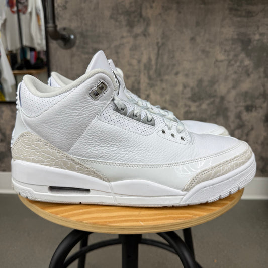 (PRE-OWNED) Jordan 3 Pure Money SZ 10.5