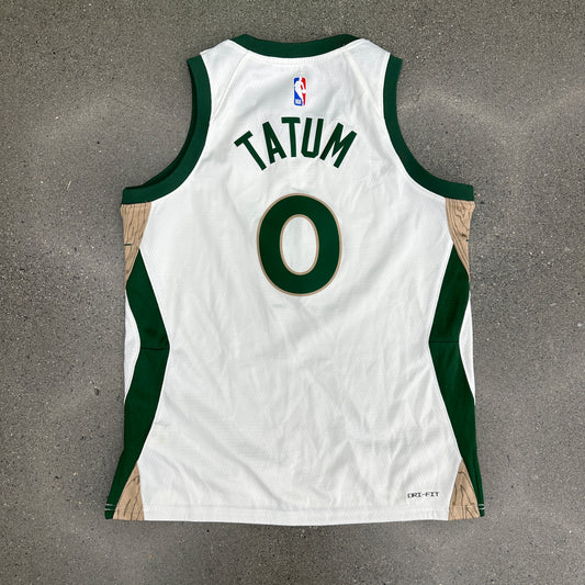 Jayson Tatum Celtics City Edition Jersey SZ M (Youth)