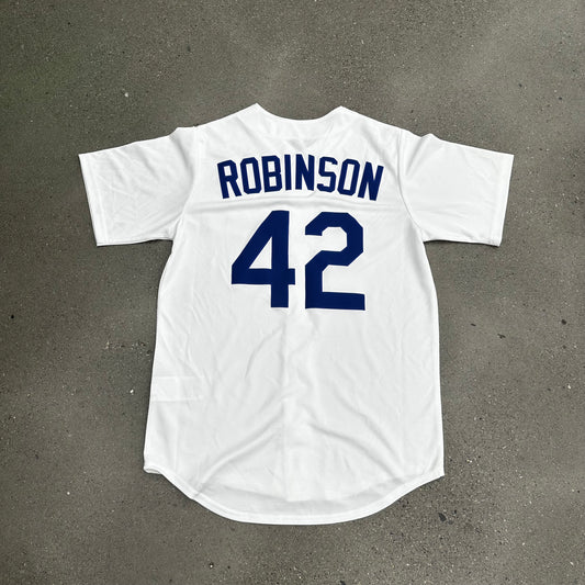 LA Dodgers Jackie Robinson Jersey Coopers Town SZ S (NEW)