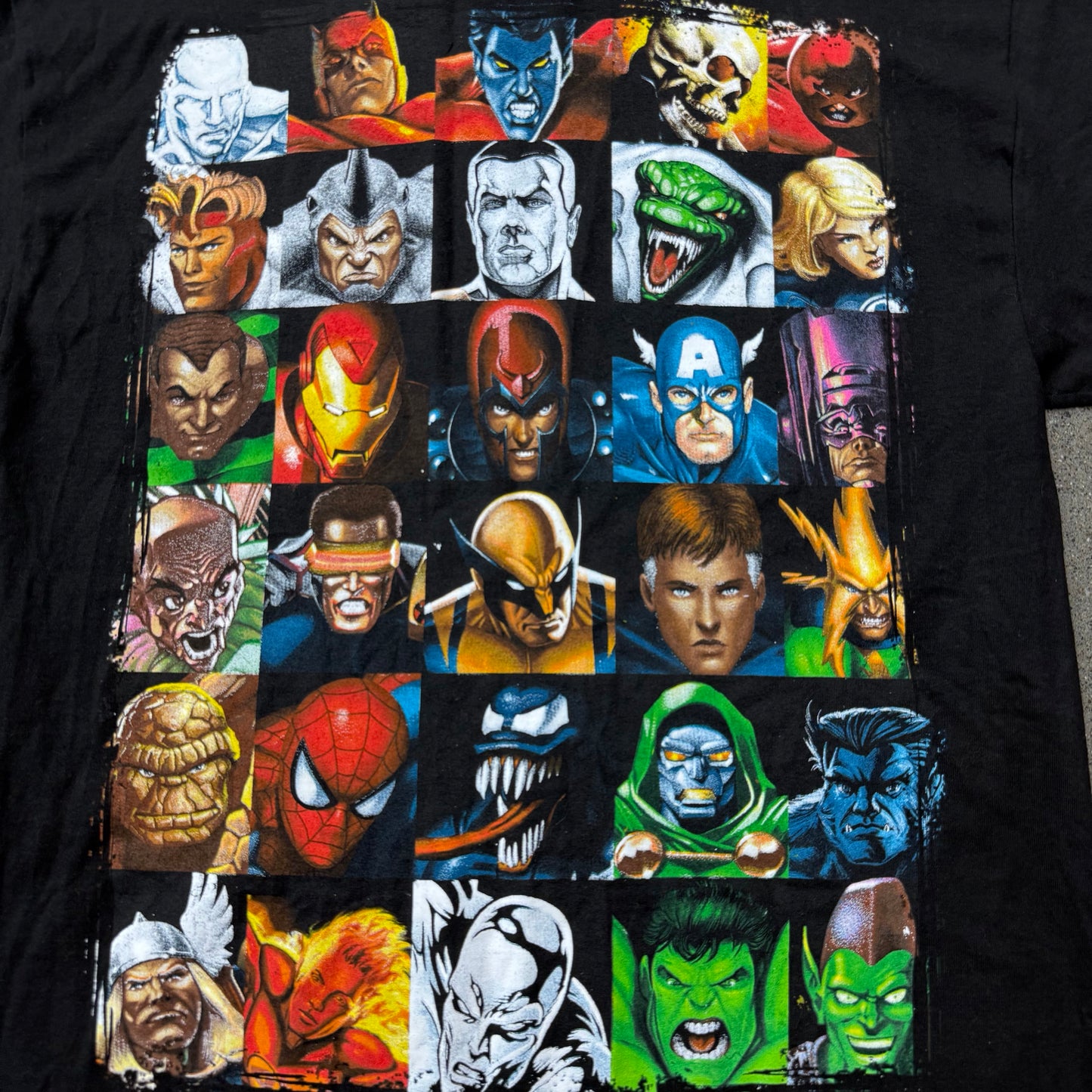 Mad Engine Marvel Select your Fighter Tee SZ XL