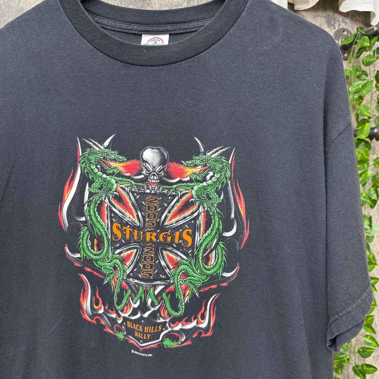 Sturgis 2005 Dragons Biker Tee SZ Large