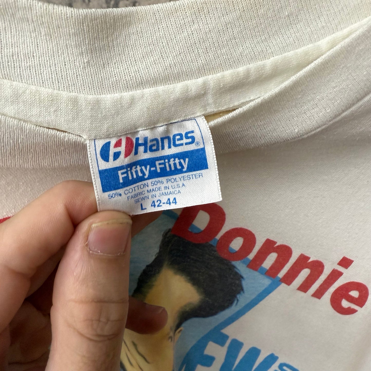 1989 New Kids on the Block Tour Tee SZ L