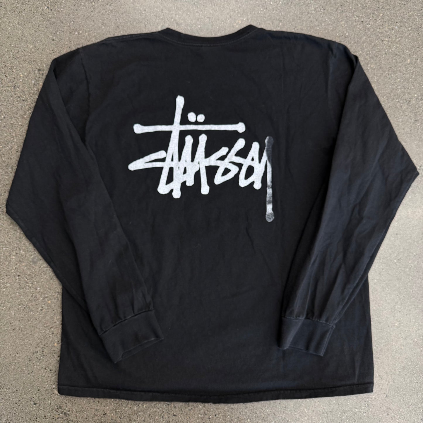 Stussy L/S Black SZ L