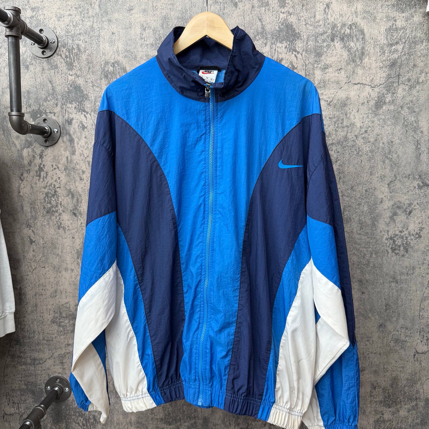 **90s Nike Windbreaker Royal / Navy Blue SZ XL