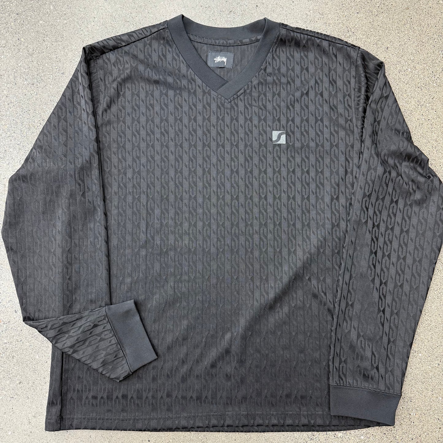 Stussy Mesh S Logo L/S SZ XL