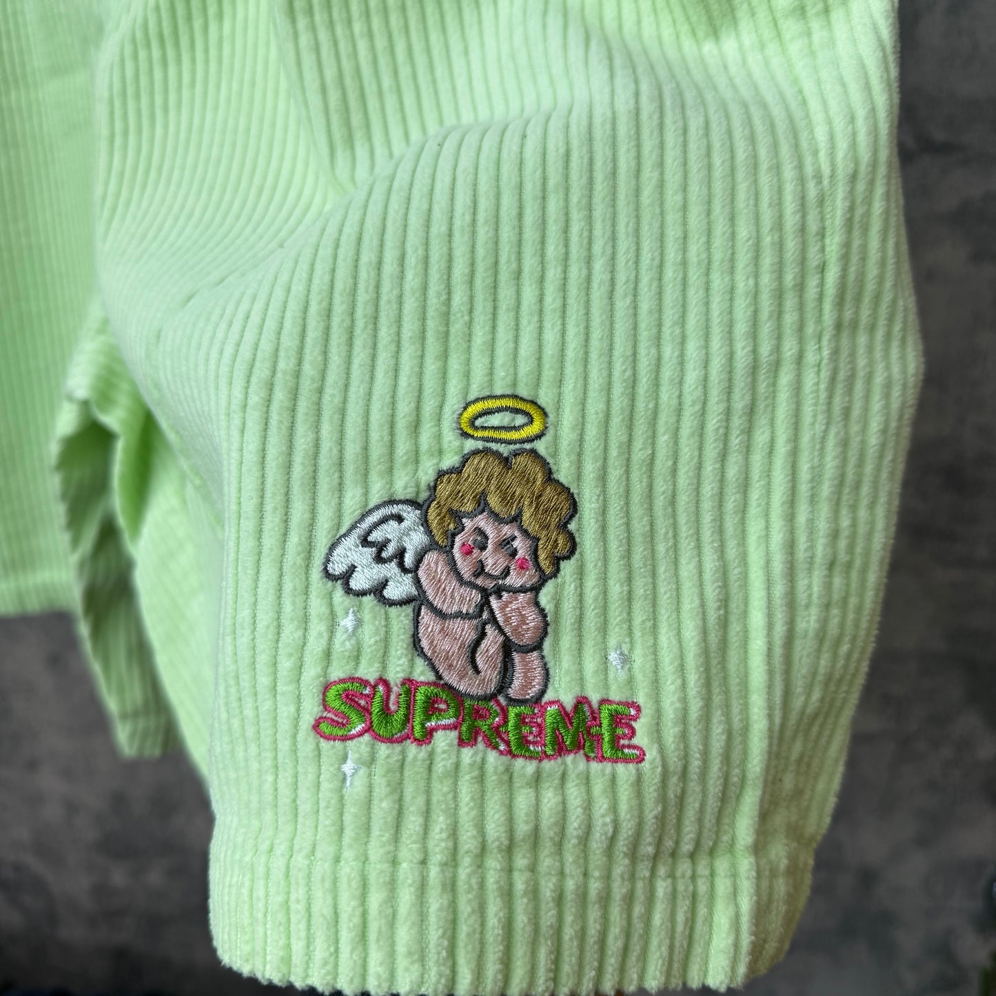 Supreme Corduroy Pale Green Mint Shorts SZ XL (NEW)