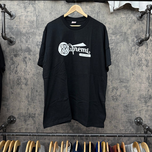 Supreme Records Tee SS24 Black SZ XL